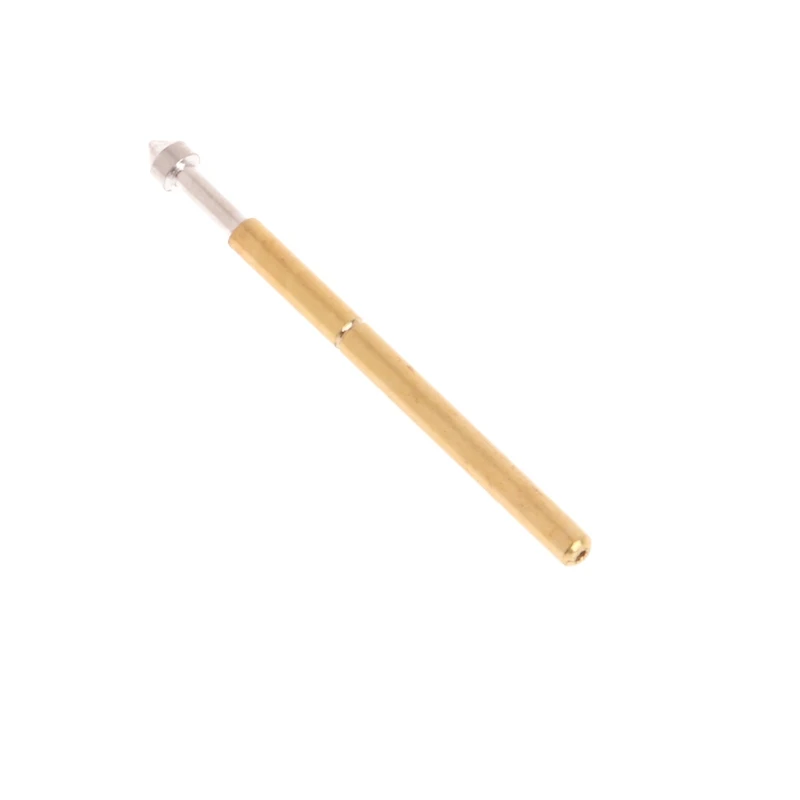 

100 Pcs Spring Test Probe Pogo Pin P75-E2 Dia 1.3mm Length 16.5mm