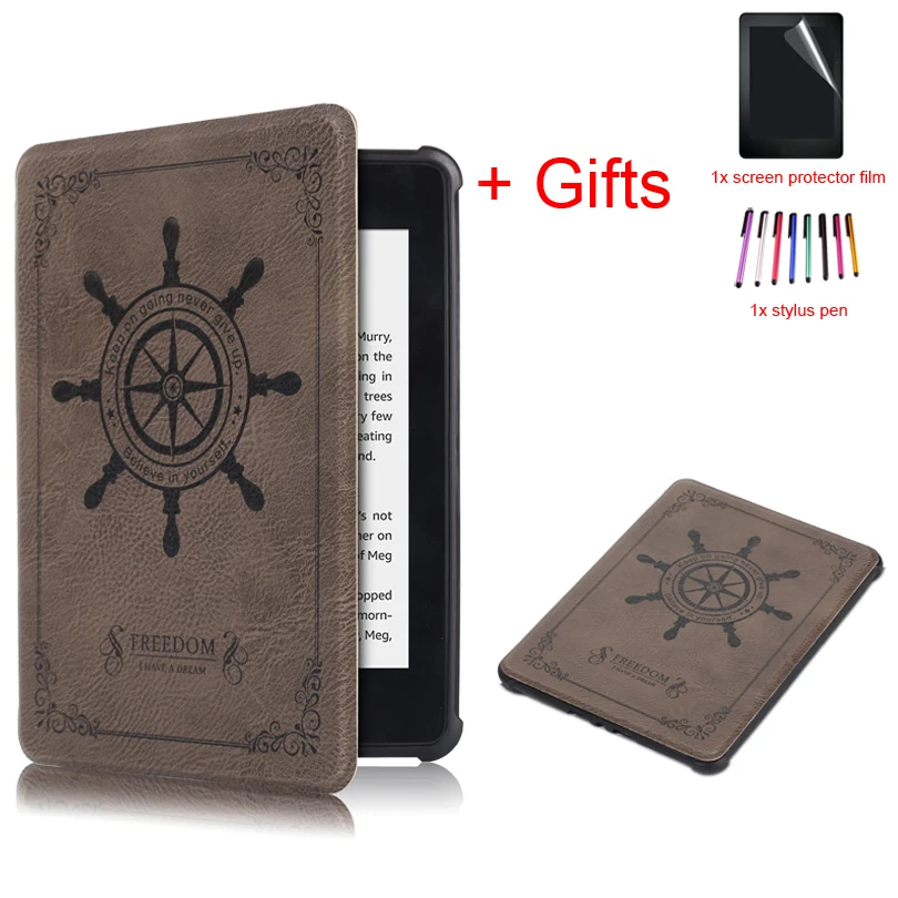 

Smart Sleep/Wake Case for Amazon Kindle Paperwhite 2018 Released TPU+PU Leather Funda for Kindle Paperwhite 4 10th Generation