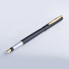 Дешевая перьевая авторучка Duke Iraurita перо 0,5 мм черный Золотой зажим чернильная ручка с оригинальной коробкой офисные и школьные принадлежности
