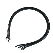 2017 NEW 10Pcs 3mm Blank Headbands Metal Hair Band Lots DIY Accessories Black