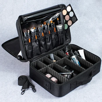 

SAFEBET Brand Large-capacity Multilayer Detachable Cosmetic Storage Box Travel Portable Waterproof Professiona Makeup Organizer