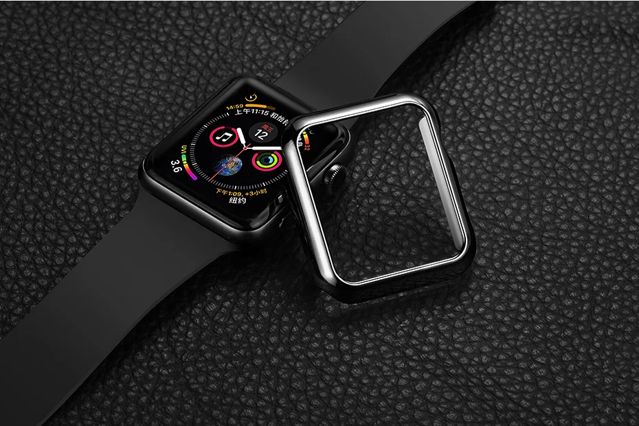 HOCO для Apple Watch Case Series 4 ПК Бампер Slim Fit Чехол для IWatch 5 Цветное покрытие Тонкий протектор Пластиковая рамка 40 мм 44 мм