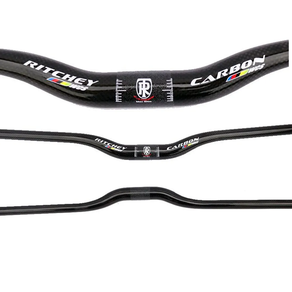 Skup Nowy zestaw kierownicy roweru 3K węgla MTB rower wzrost płaska kierownica i macierzystych i węgla sztyca kolarstwo do roweru szosowego i górskiego części XXX