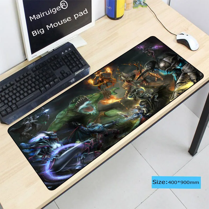 Mairuige Large Locking Edge Natural Rubber Optional Mouse Pad for Desk Grande Gaming Mousepad Mat f