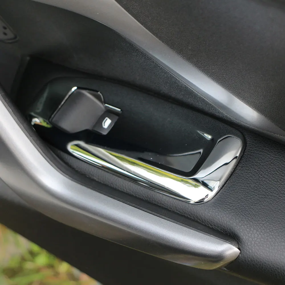 4 шт./компл. ABS Chrome автомобилей внутренний Стекло стеклоподъемник Панель отделкой Стикеры для peugeot 2008 год соотв