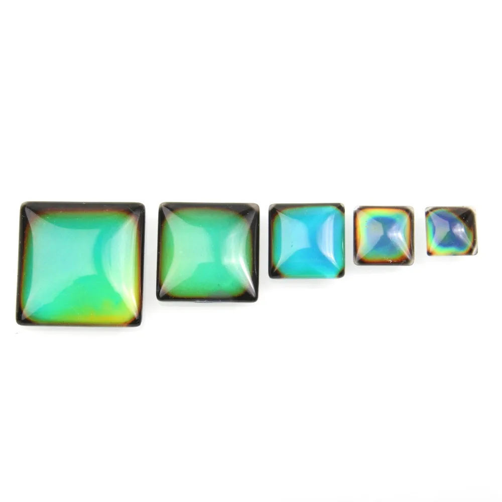 

10pcs/bag Cabochon Color Change by Temperature 10 12 15 20 25mm Oval Shape for Making Jewelry DIY