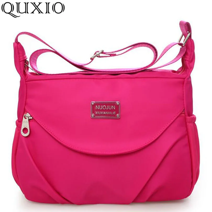 

Casual Women Messenger Bags Large Capacity Crossbody Bag High Quality Nylon Soft Shoulder Bag Waterproof Ladies Bag Bolsa GJ03