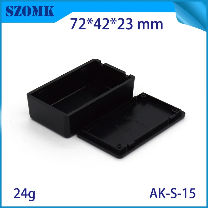 plastic enclosure for electronics control box szomk diy enclosure junction box plastic housing small abs instrument enclosure distribution box black plastic box enclosure electronics case   (9)