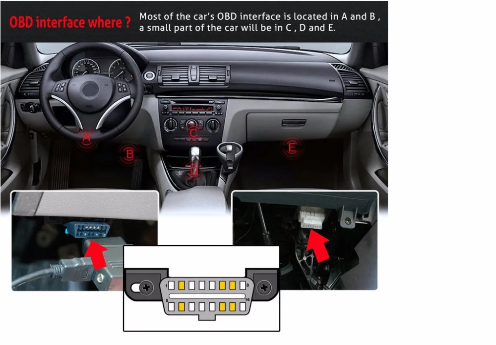 JDiag JD101 считыватель кодов для OBDII/EOBD/CAN кодов неисправностей очиститель JDiag JD-101 диагностический сканер obd-ii