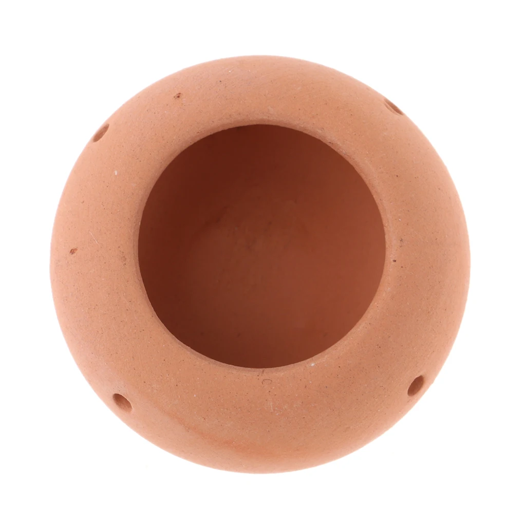 1/12 Handmade Ceramic Flowers Pot Model for Dolls House Garden Plant Rooms Decor Accessories