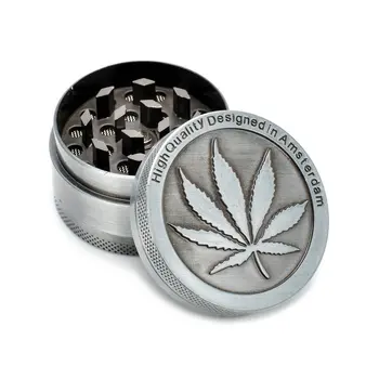 

Zinc Alloy Metal Grinder 40mm 3 layers Chinese Herb Spice Herbal Smoking Crusher Hookah Pipe Hand Muller Tobacco Grinder