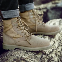 Men Shoes Ankle Boots Outdoor Work Safety Boots Autumn Casual Shoes Fashion Slip On Shoes botines hombre UBA220