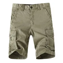 Мужские шорты-карго в стиле милитари, классные летние шорты для отдыха с несколькими карманами для работы, повседневные шорты, комбинезоны, тактические шорты для мужчин