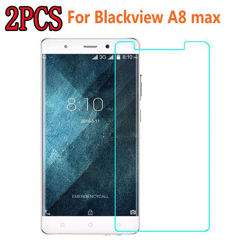 

2PCS Tempered Glass For BLACKVIEW A8 MAX Protective Film 9H Screen Protector Explosion-proof For BLACKVIEW A8 MAX A8MAX