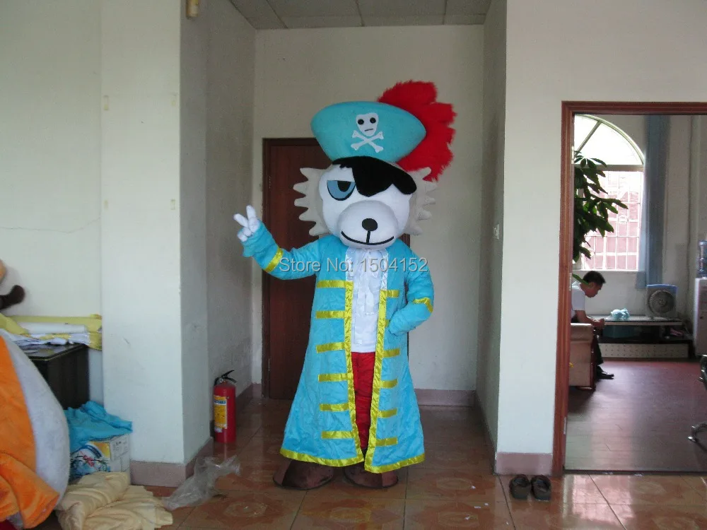 

adult wolf mascot costume pirate wolf costume free shipping