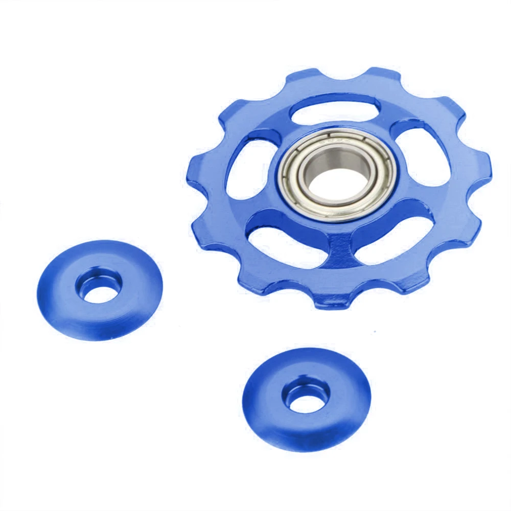 MTB горный велосипед дорожный велосипед задний переключатель алюминиевый сплав 11 Т направляющий ролик натяжной ролик Jockey колесо часть Аксессуар Синий