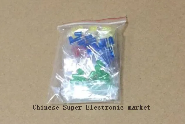 

1000PCS 3MM LED Assortment Kit, Ultra Bright, Green/Yellow/Blue/White/Red, Light Emitting Diode each 200pcs