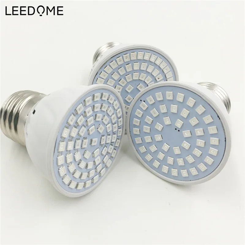 Leedome LED Phyto лампы полный спектр светодиодный свет для выращивания 48 60 80