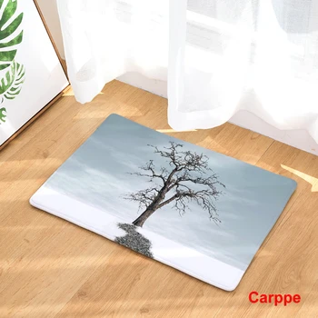 

2017 New Home Decor Tree Scenery Carpets Non-slip Kitchen Rugs for Home Living Room Floor Mats 40X60 50X80cm