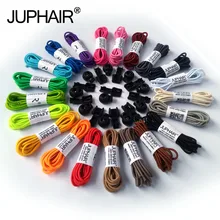 JUP 1 Pair Fashion No Tie Locking Shoelaces Sneaker Elastic Shoelaces Children Safe Elastic Shoe Laces Shoestrings Jogging Sport