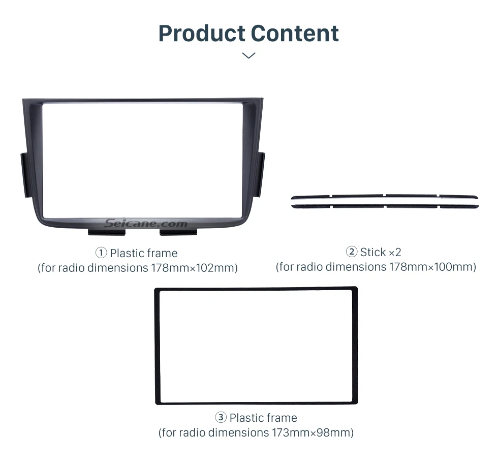 Seicane черный двойной Дин радио фасции для 2001 2002-2006 ACURA MDX стерео Dash CD установочный комплект DVD gps рамка панель