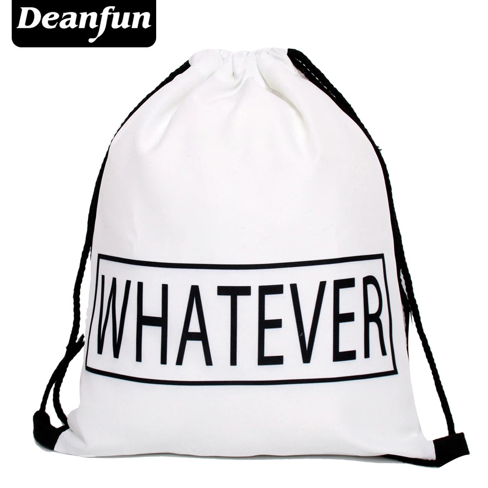 Deanfun Emoji рюкзак новые модные женские туфли рюкзаки 3D печать сумки Drawstring сумка для мужчин s79