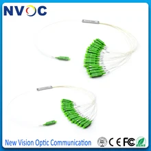 5 шт./лот, 1*16, SM G657A1 1260-1650 нм, 1 м входного и выходного порта, с SC/APC разъемом, 0,9 мм, стальная трубка посылка