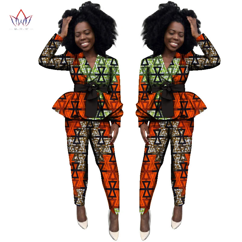 plus size african pant set