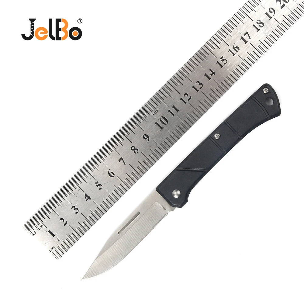 JelBo البسيطة المحمولة سكين أضعاف التخييم التكتيكية للطي جيب في الهواء الطلق أدوات متعددة الصيد الفولاذ التخييم بقاء السكاكين