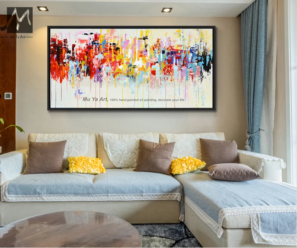 Famous tableau peinture acrylic painting abstract canvas