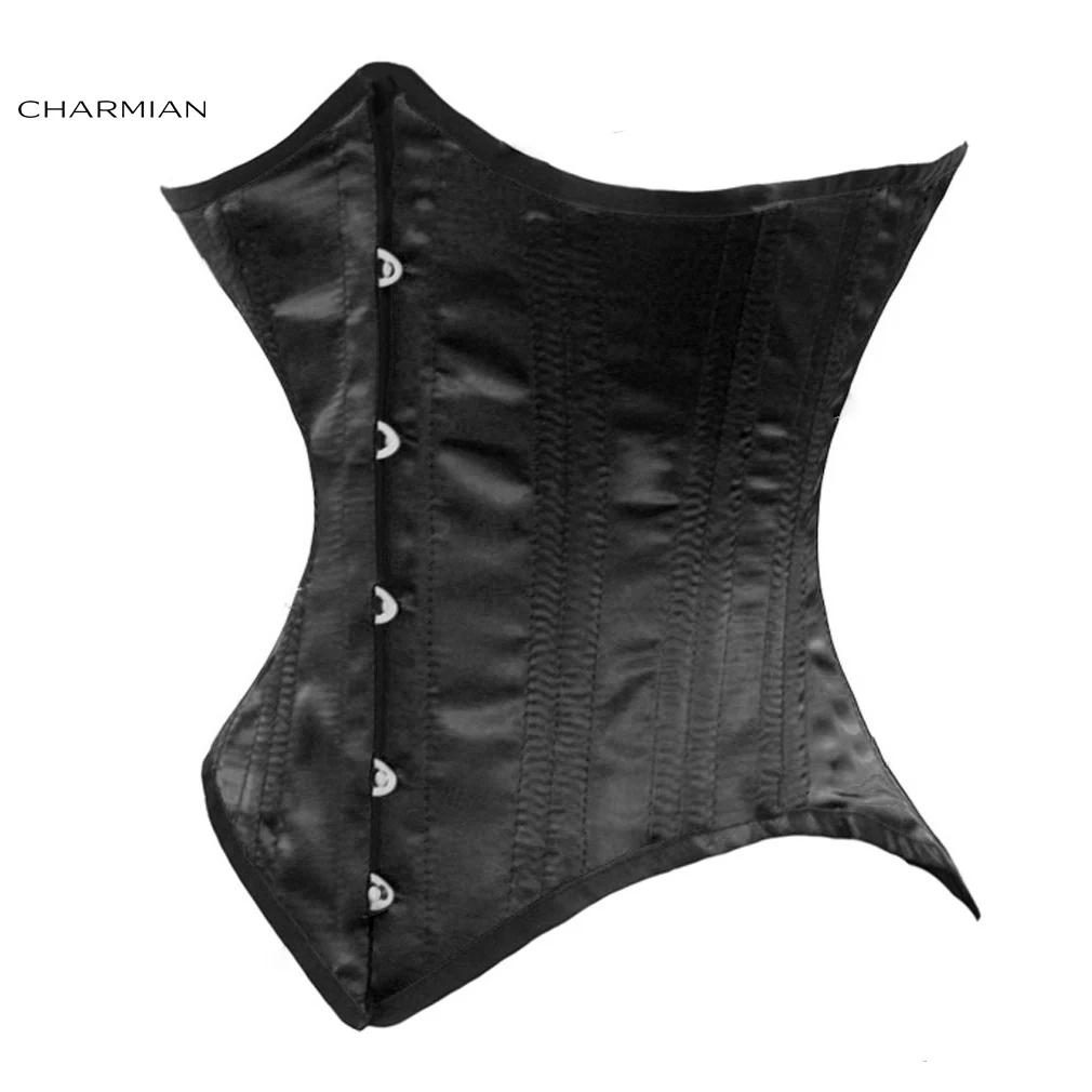 Женский корсет на косточках Charmian элегантный белый с двойными стальными