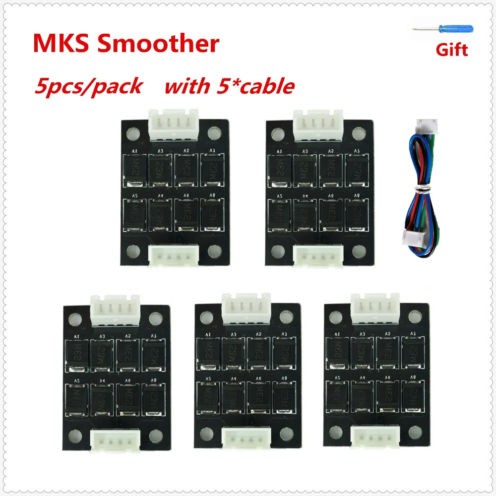 

MKS Smoother filter 5pcs/pack stepper eliminator texture smoother addon module stabilizer diode board for stepper driver motor
