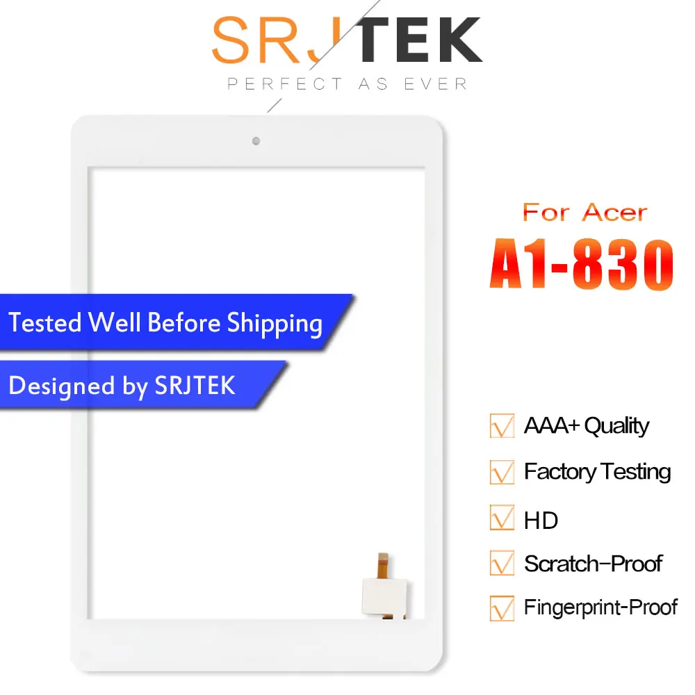 SRJTEK сенсорный экран 7 9 дюйма для Acer Iconia A1-830 A1 830 дигитайзер сенсорная панель