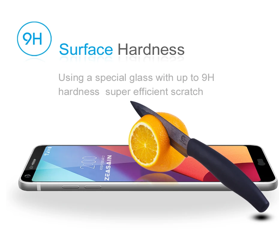 2 Pack Original ZEASAIN 2.5D Full Cover Tempered Glass Screen Protector For LG G6 G 6 LGG6 9H Toughened Protective Glass Film (13)