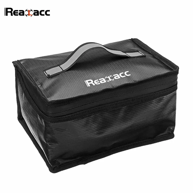 Модернизированный Realacc огнеупорный водонепроницаемый Lipo аккумулятор безопасности сумка Мягкий чемодан со светящимися коробки с ручками для RC батареи