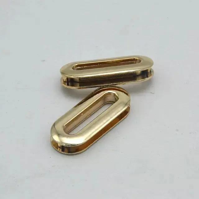 

1.25 inch ( inner size ) Light Gold Oval Eyelet Grommets 40pcs