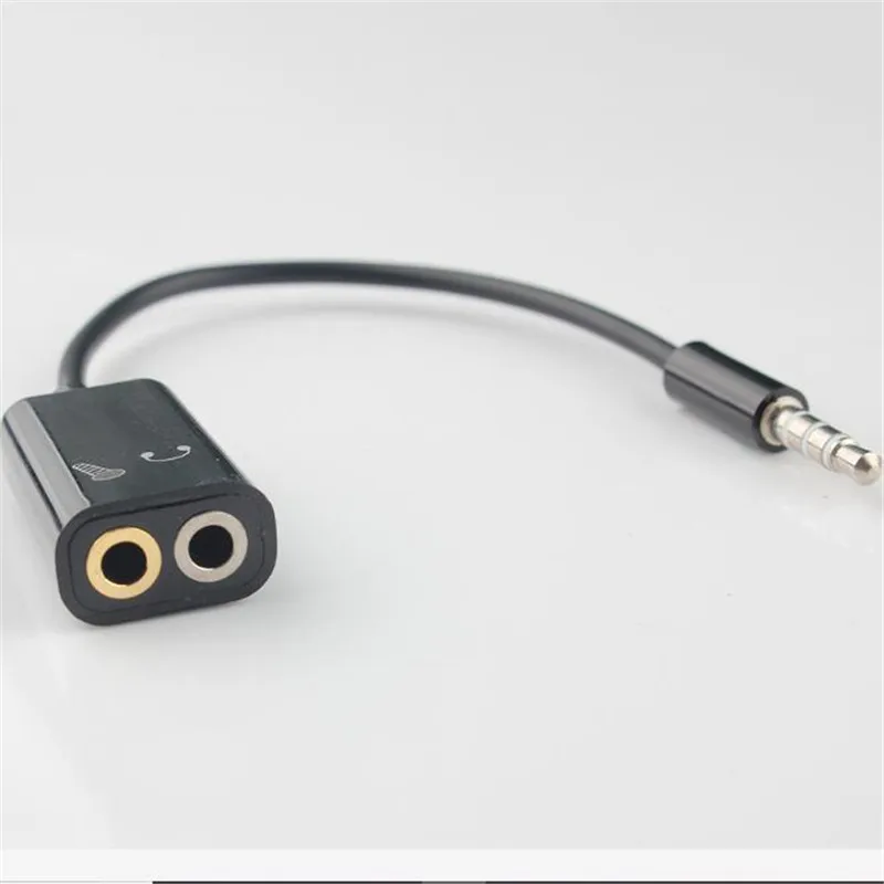 

3.5 Jack Aux Audio Cable earphones Splitter Adapter 1 to 2 for Apple iPhone 6S 7 8 plus iPad iPod laptop MP3 Player speaker 15mm