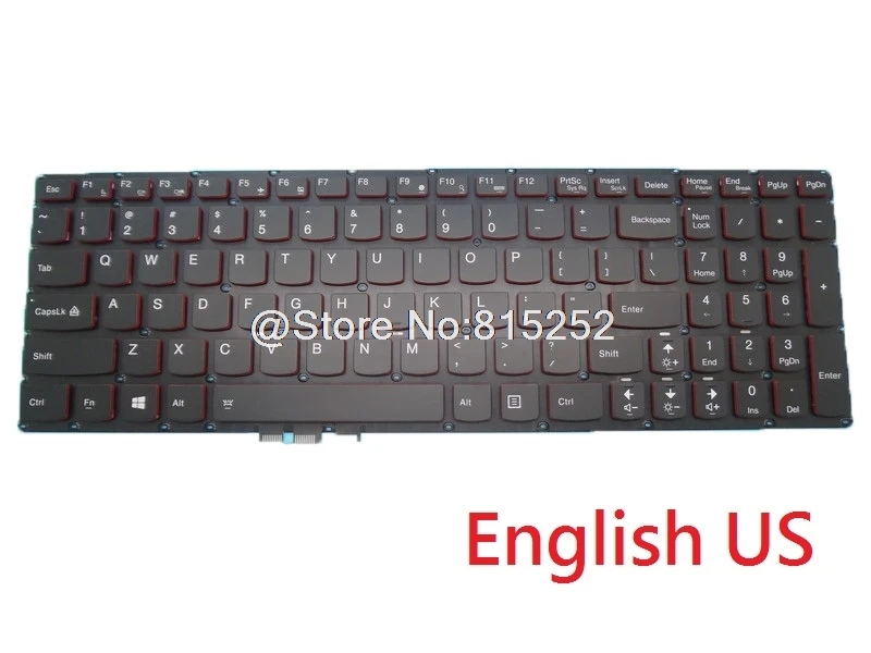 Laptop Keyboard For LENOVO Y50 Y50 70 Y50 70AS Y50 80