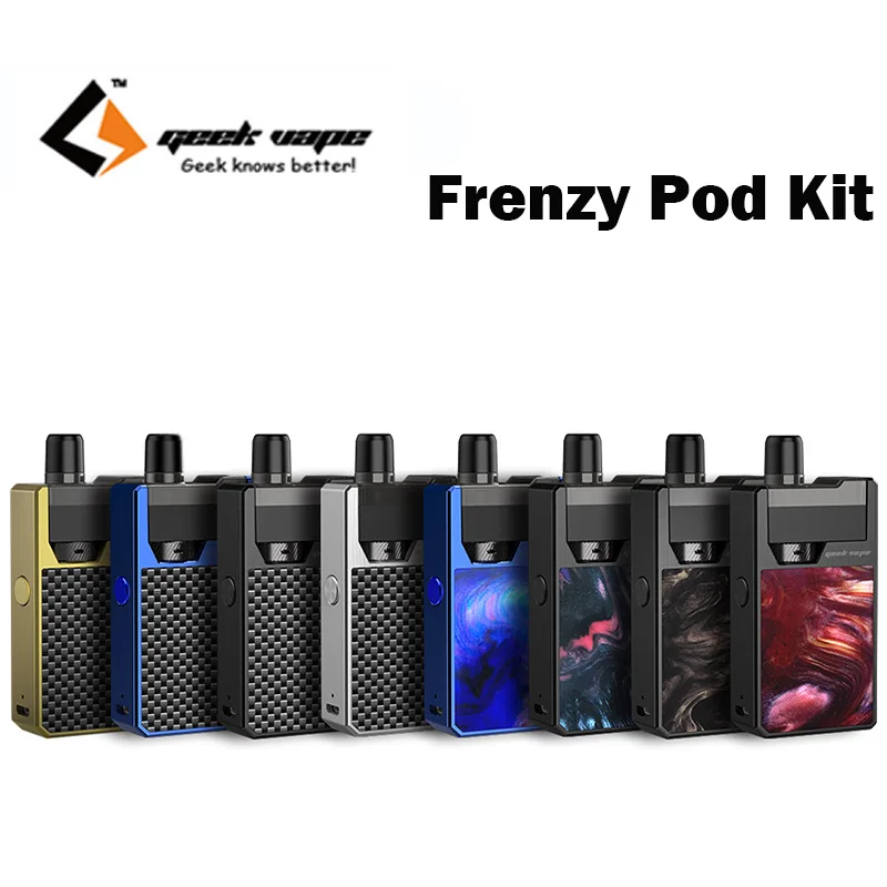 GeekVape Frenzy Pod Kit встроенный аккумулятор 950 мА/ч картридж 2 мл с испарителем NS