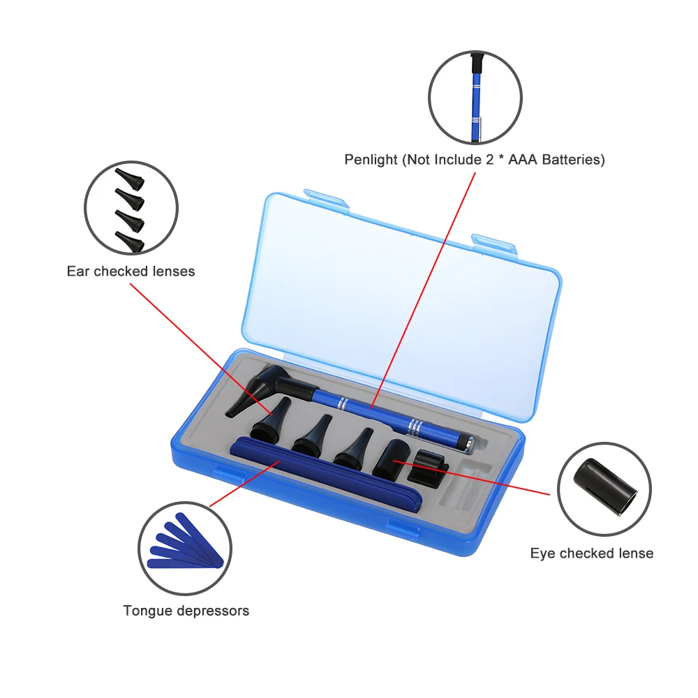 Ушной очиститель Otoscope набор Penlight Ear Health Care медицинское оборудование диагностический фонарик для ухода за ушами в горле - Цвет: Type 2