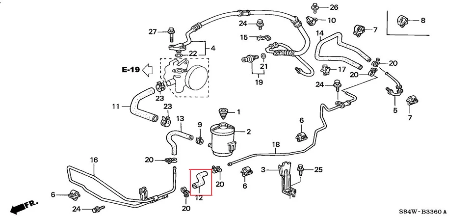 ZUK Фирменная Новинка шланг маслоохладителя трубы для HONDA ACCORD 1998-2002 CG1 CG5 CF9 3.0L 2.3L 2.0L для ODYSSEY 2002-2004 RA6 2.3L