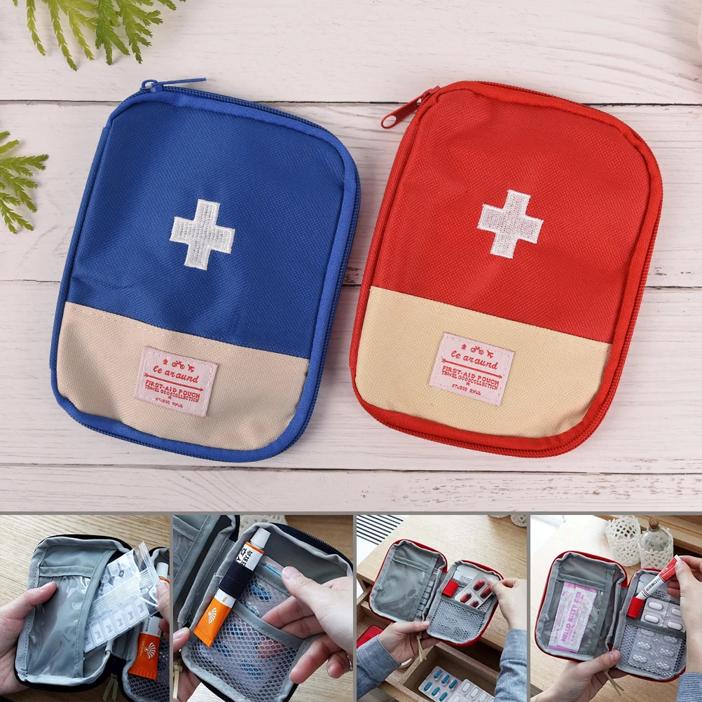 1PC Portable Travel First Aid kit Medicine bag Home Small Medical box Emergency Survival Pill Case