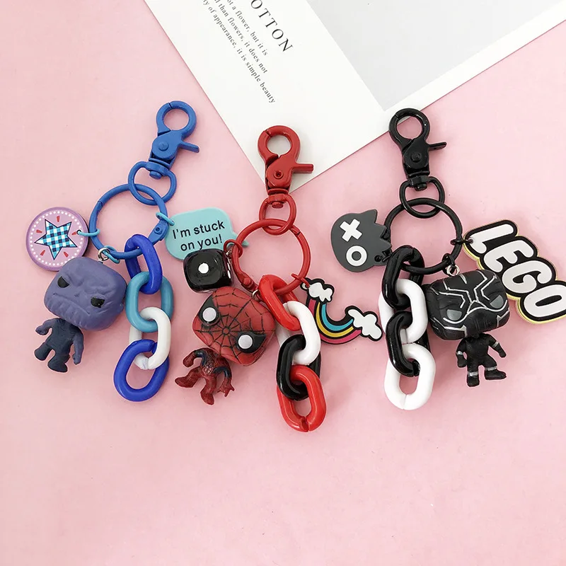 lego iron man keyring