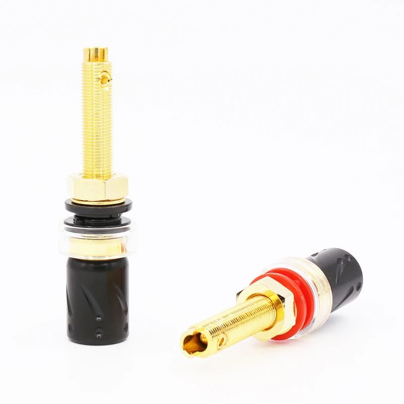 Viborg 4Pcs Hifi BP613G Pure Copper Gold Plated Audio Binding Post Speaker Terminal for Amplifier | Электроника