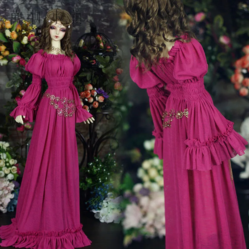 Принимаем заказы на длинную юбку в стиле ретро Mei powder 1/3 1/4 BJD IP DD Кукла SD MSD