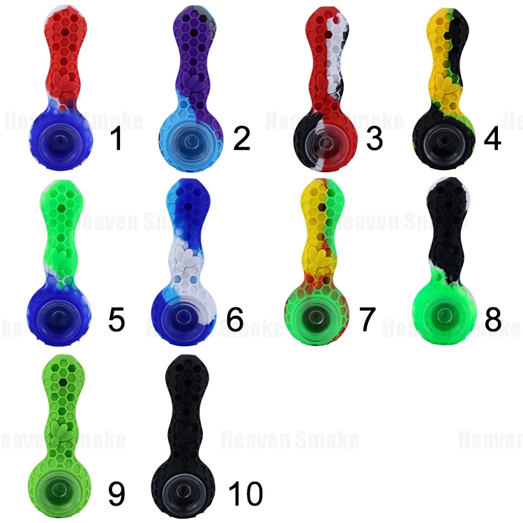 honey bee smoking silicone pipe - Heaven Smoke (40)