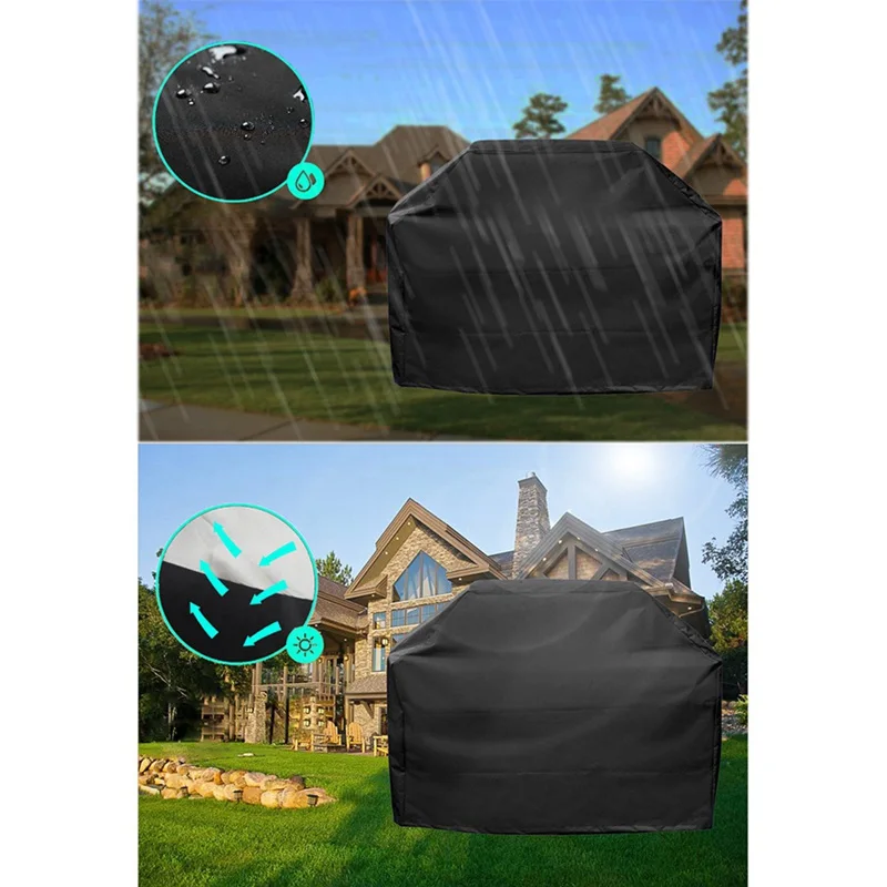 

Outdoor Garden Waterproof BBQ Cover BBQ Accessories Grill Cover Anti Dust Rain Gas Charcoal Electric Barbeque Grill Z