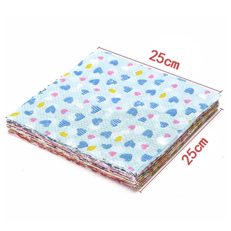 7 шт. набор хлопковых квадратных цветочных принтов|cotton diy|cotton plaincotton print |