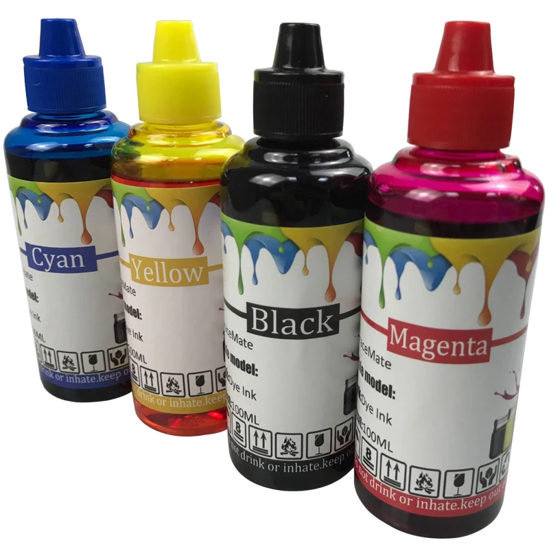 

Perfect Print color Refill ink for hp DESKJET 3632 Officejet 4652 4655 ENVY 4522 printer replacement For HP 63 XL ink cartridge