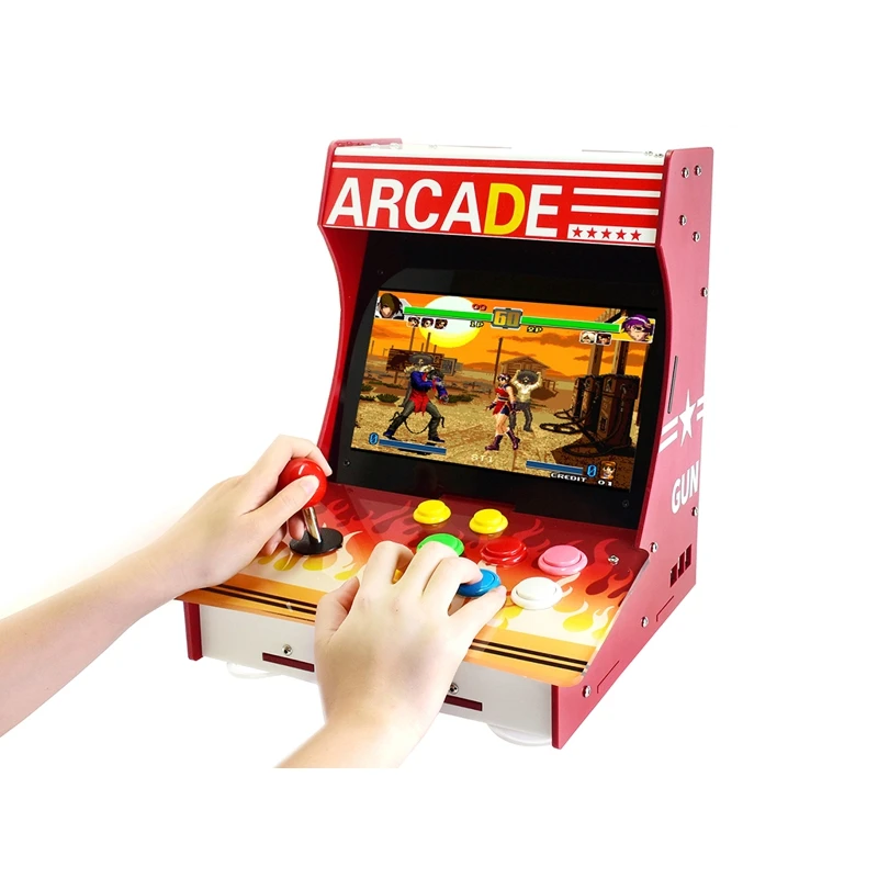 

New Raspberry Pi Home Arcade Game Console Game Pad Hat with 10.1 Inch IPS Screen Support KODI USB Gamepad for RPI 2B/3B/3B+